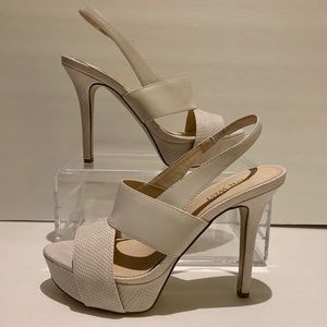 NWOT Nine West Platform Slingback Sandals 7M
